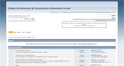 Desktop Screenshot of forums.indianarchitecture.net