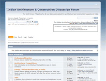 Tablet Screenshot of forums.indianarchitecture.net